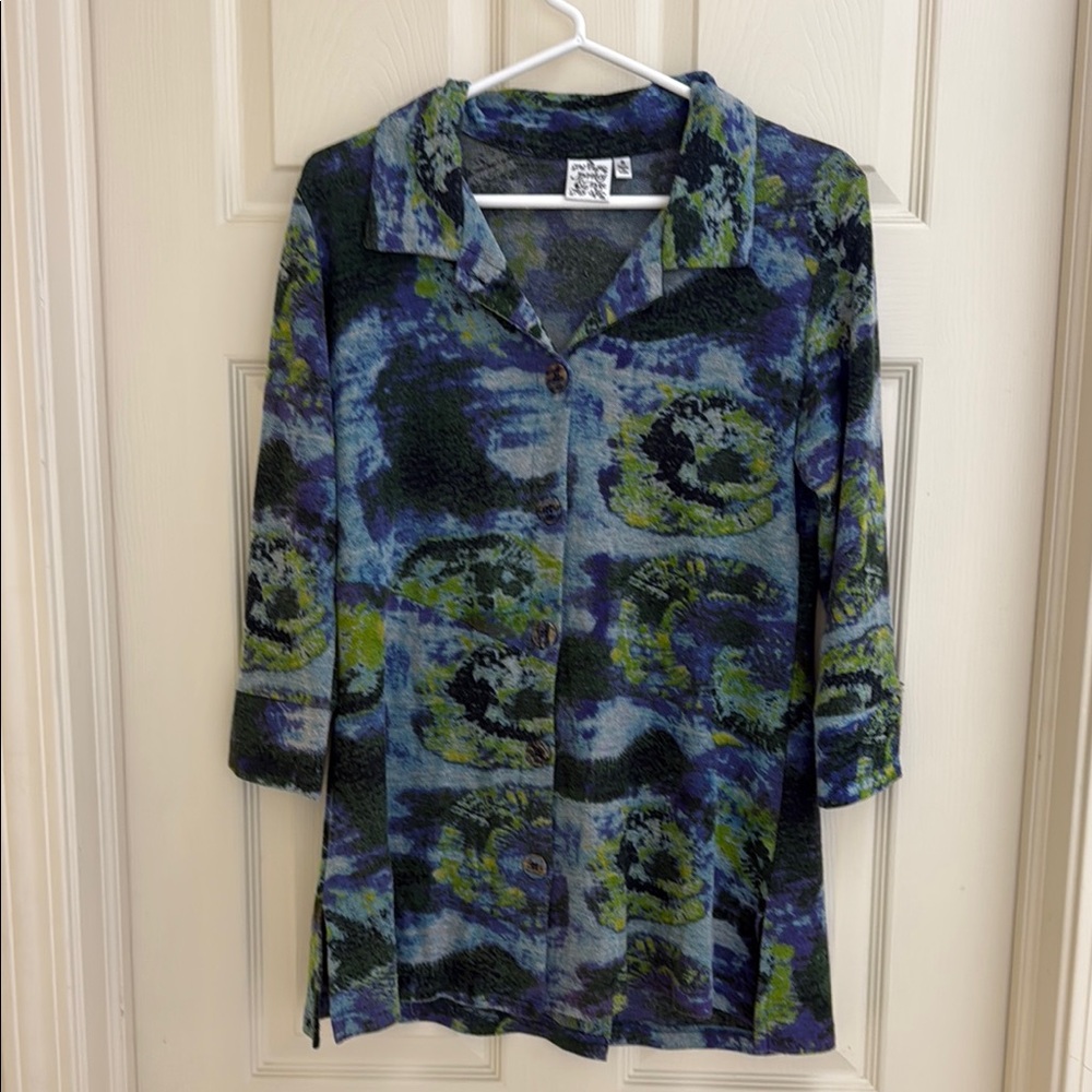 Parsley & Sage Button-Front Shirt S